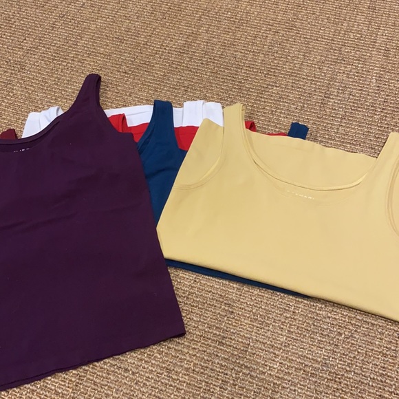 ELIE TAHARI TANKS PICK YOUR COLOR RED, MUSTARD, TEAL - Picture 6 of 8